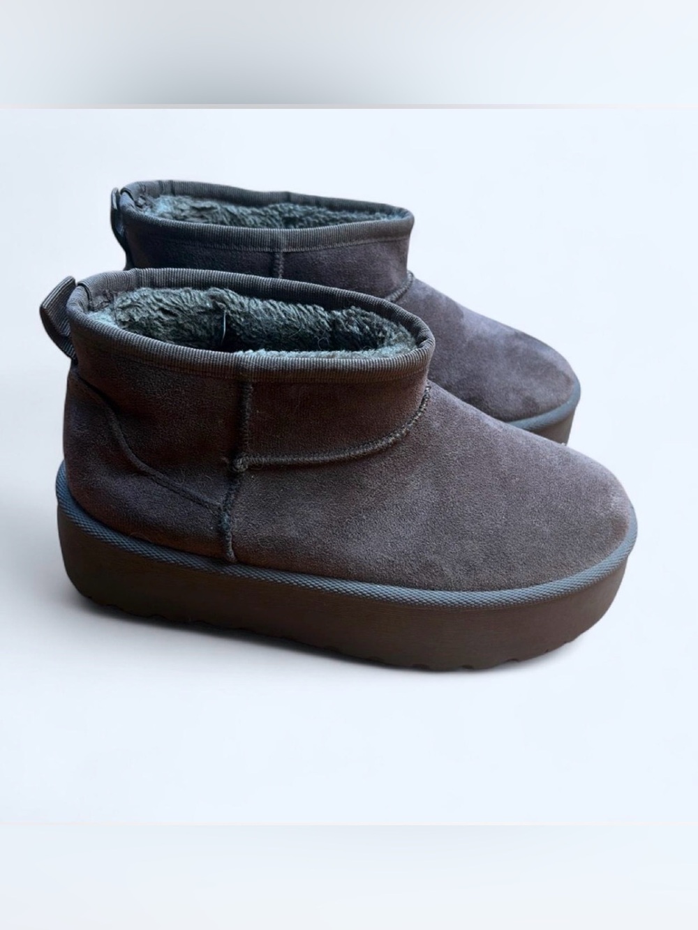 Mudd Platform Mini Shortie Boots, Size 7